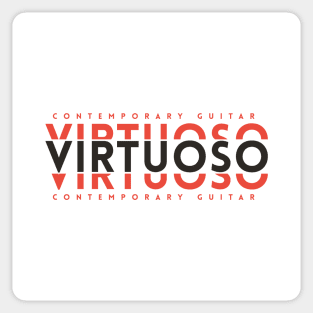 Contemporary Guitar Virtuoso Dark Orange Sticker